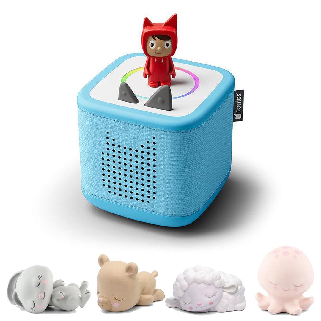 Tonies Toniebox 2 Bundle - Sleepy Time (5pc)-Audio Players-Blue- | Natural Baby Shower