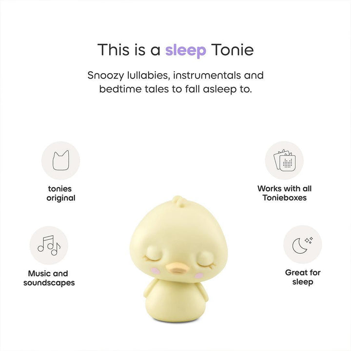 Tonies Sleepy Friends - Sleepy Duck Nature Sounds-Audio Player Cards + Characters- | Natural Baby Shower