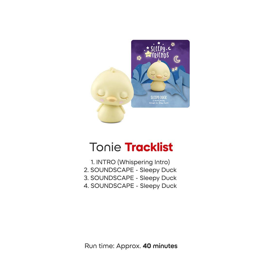 Tonies Sleepy Friends - Sleepy Duck Nature Sounds-Audio Player Cards + Characters- | Natural Baby Shower