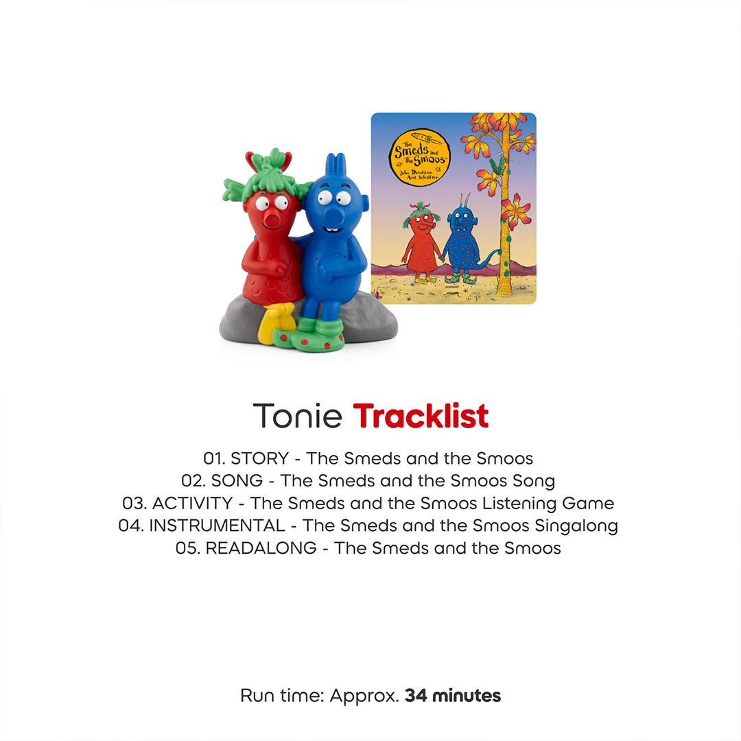 Tonies Julia Donaldson: The Smeds & the Smoos-Audio Player Cards + Characters- | Natural Baby Shower