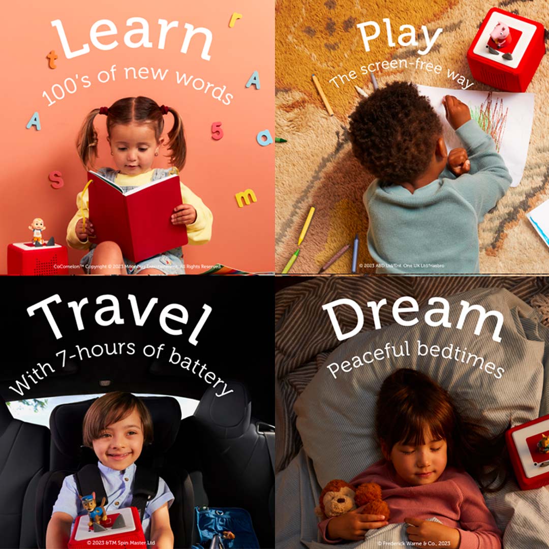 Outlet - Tonies Toniebox Starter Set - Pink-Audio Players- | Natural Baby Shower