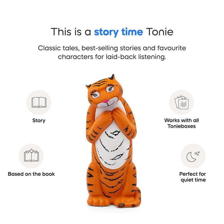 Tonies The Tiger Who Came To Tea And Other Stories-Audio Player Cards + Characters- | Natural Baby Shower