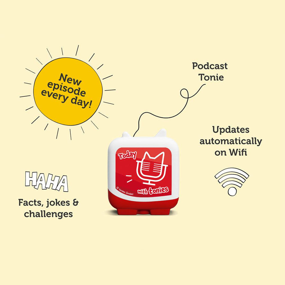 Tonies - Today With Tonies Podcast-Audio Player Cards + Characters- | Natural Baby Shower