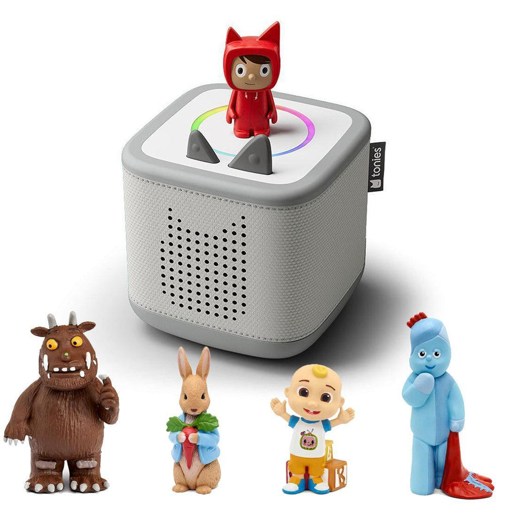 Tonies Toniebox 2 Bundle - Toddler Favourites (5pc)-Audio Players-Grey- | Natural Baby Shower