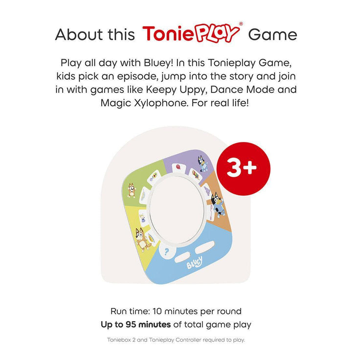 Tonies Toniebox 2 with Bluey Play Set - Sky Blue-Audio Players-Sky Blue- | Natural Baby Shower