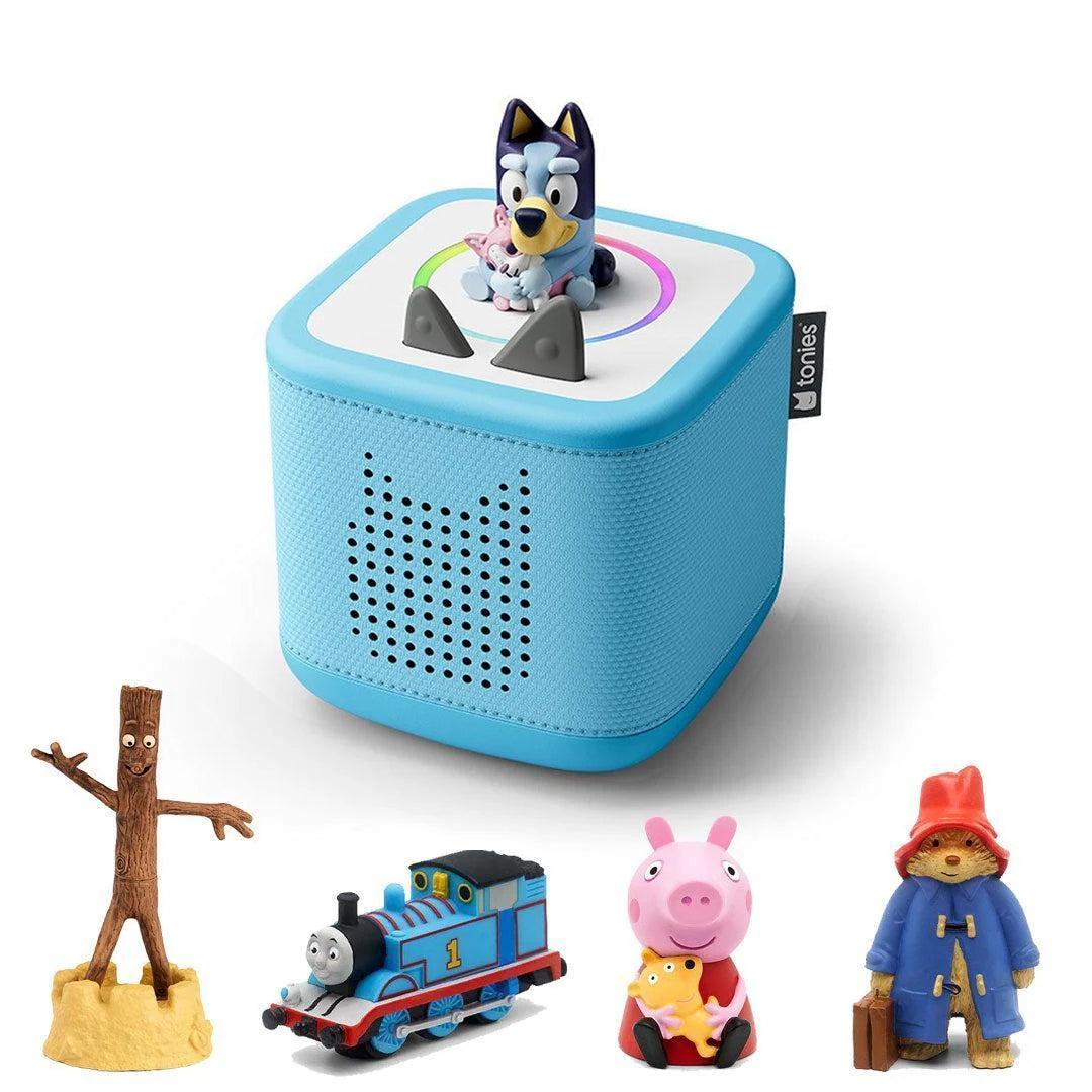 Tonies Toniebox 2 Bundle - Best Sellers (6pc)-Audio Players-Sky Blue-Without Headphones | Natural Baby Shower