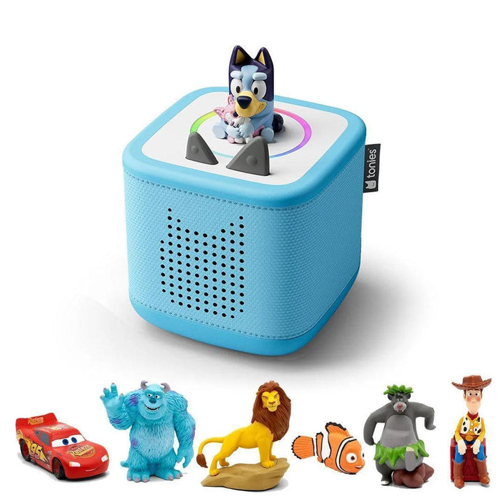 Tonies Toniebox 2 Bundle - Disney Favourites (8pc)-Audio Players-Sky Blue-Without Headphones | Natural Baby Shower