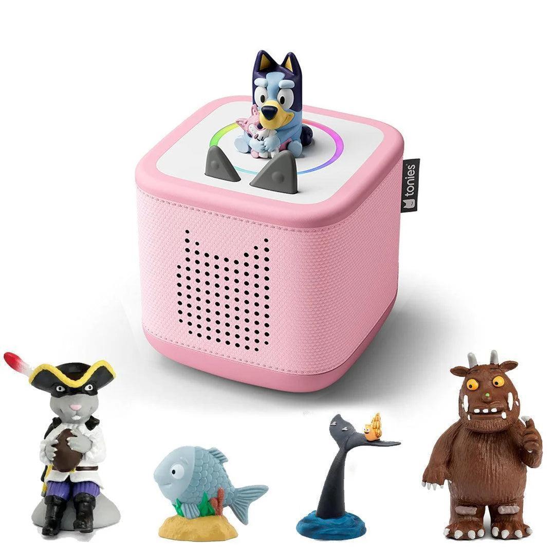 Tonies Toniebox 2 Bundle - Julia Donaldson (6pc)-Audio Players-Cloud Pink-Without Headphones | Natural Baby Shower