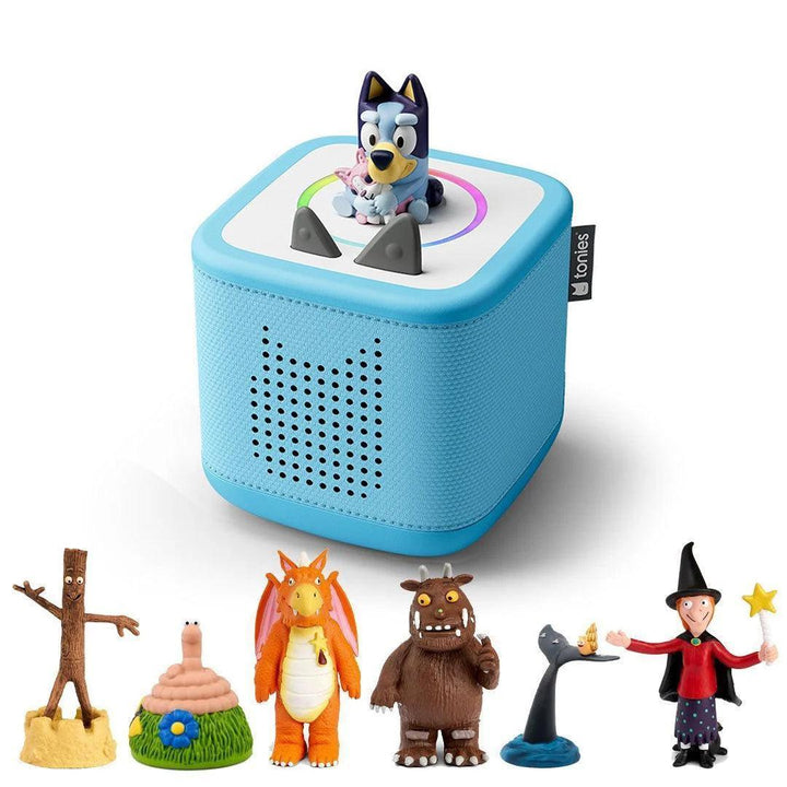 Tonies Toniebox 2 Bundle - Julia Donaldson (8pc)-Audio Players-Sky Blue-Without Headphones | Natural Baby Shower