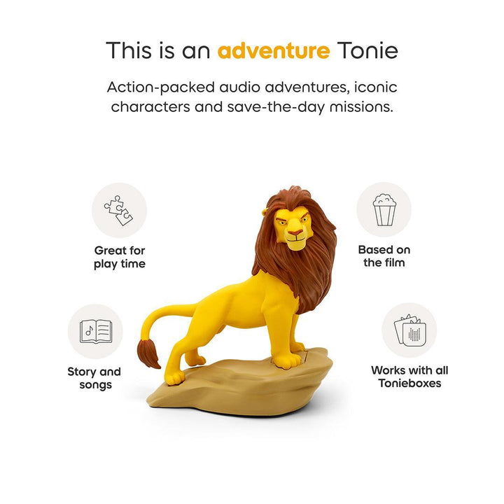 Tonies Toniebox 2 Play Set with Lion King Simba Tonie, Tonieplay Game, Tonieplay Controller - Pink-Audio Players-Pink- | Natural Baby Shower