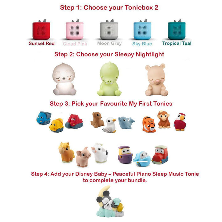 Tonies Toniebox 2 Sleep Bundle (4pc)-Audio Players- | Natural Baby Shower
