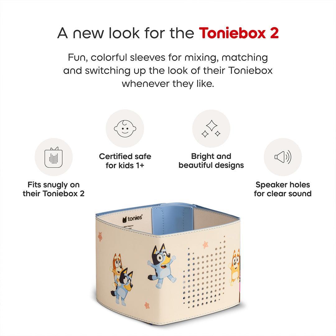 Tonies Toniebox 2 Interchangeable Sleeve - Bluey-Audio Player Accessories-Bluey- | Natural Baby Shower