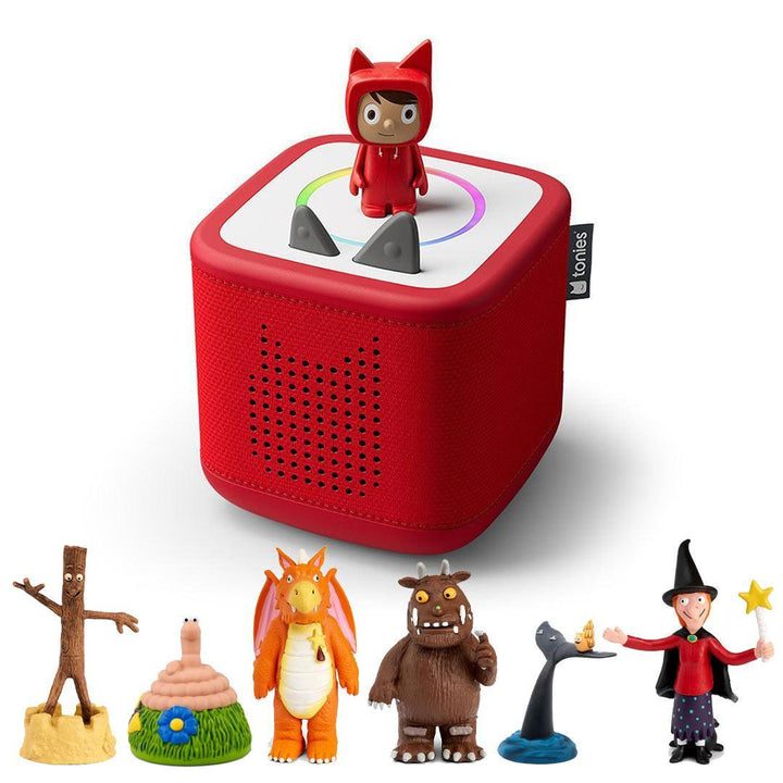 Tonies Toniebox 2 Bundle - Julia Donaldson (7pc)-Audio Players-Red- | Natural Baby Shower