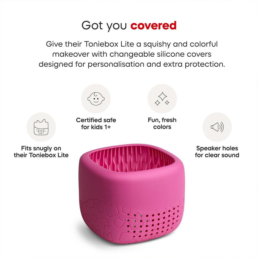 Tonies Toniebox Lite Cover - Berry Pink-Audio Player Accessories-Berry Pink- | Natural Baby Shower