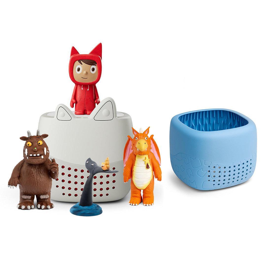 Tonies Toniebox Lite Bundle - Julia Donaldson (4pc)-Audio Players-With Arctic Blue Lite Cover- | Natural Baby Shower