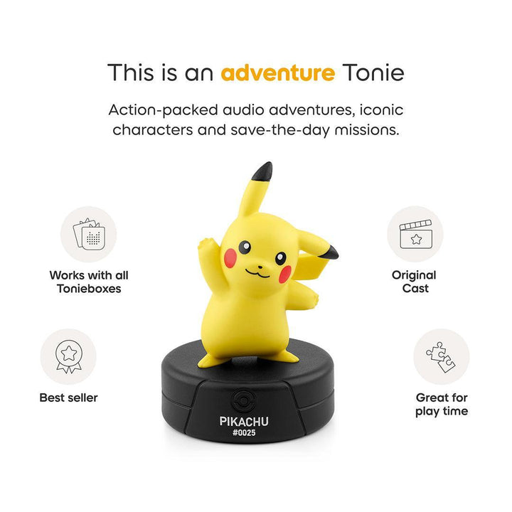 Tonies Toniebox 2 Starter Set with Pikachu Tonie - Yellow-Audio Players-Yellow- | Natural Baby Shower