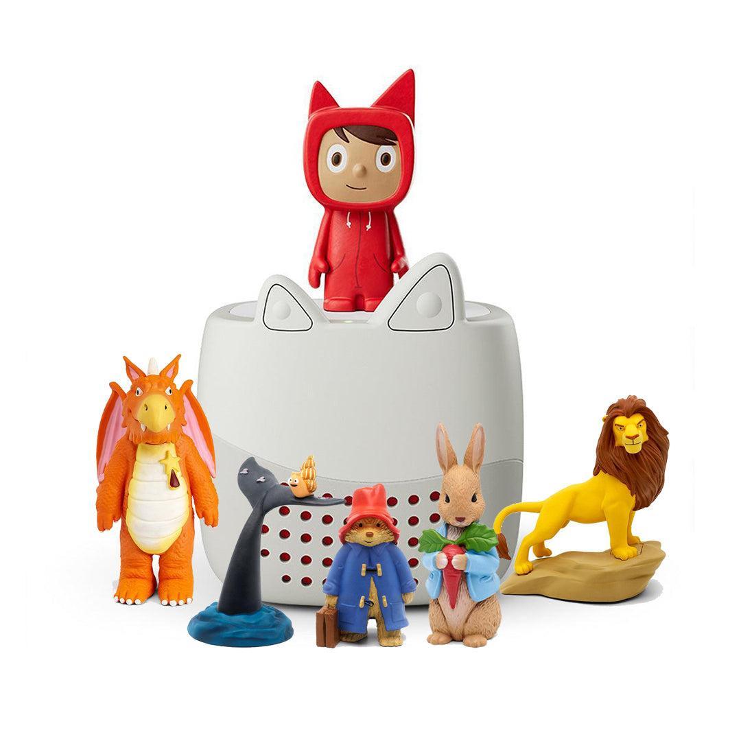 Tonies Toniebox Lite Bundle - Animal Adventures (6pc)-Audio Players-Without Lite Cover- | Natural Baby Shower