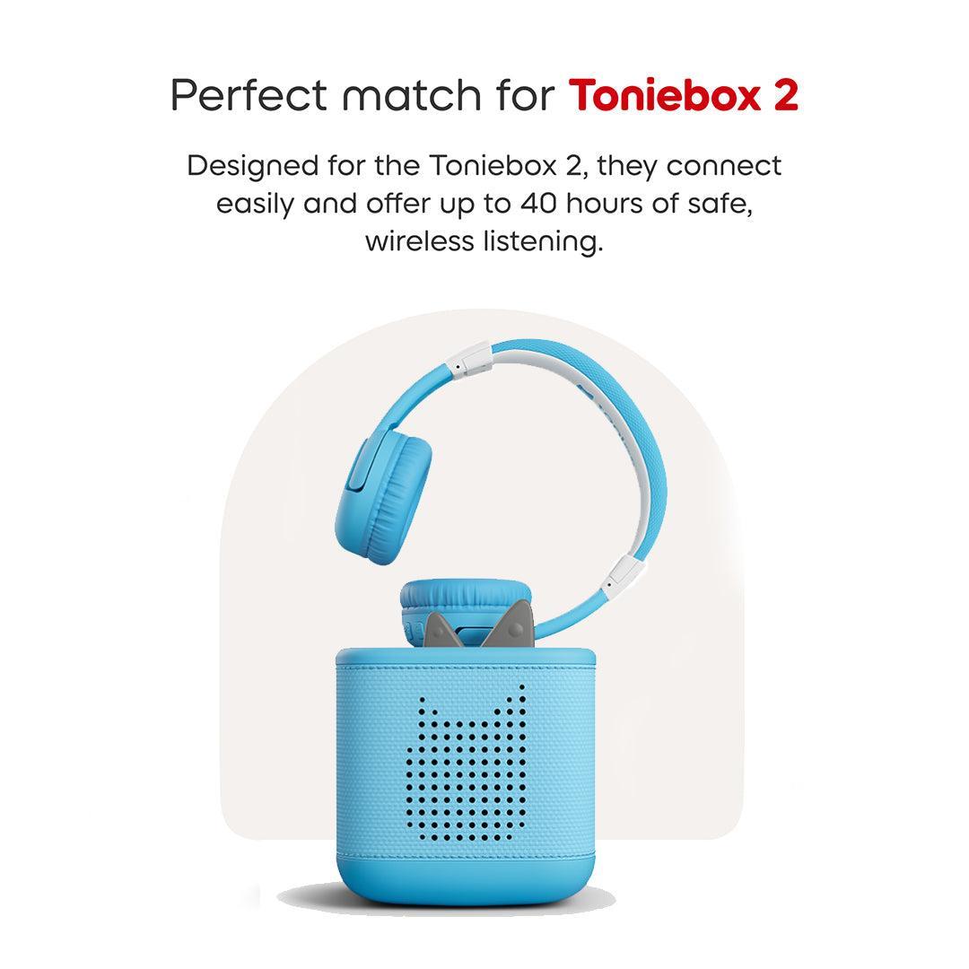 Tonies Toniebox 2 Bluetooth Headphones - Blue-Audio Player Accessories-Blue- | Natural Baby Shower