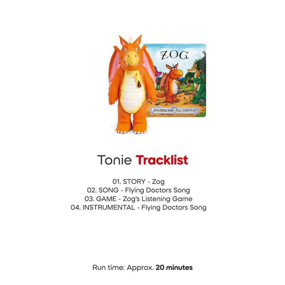 Tonies Julia Donaldson - Zog-Audio Player Cards + Characters- | Natural Baby Shower