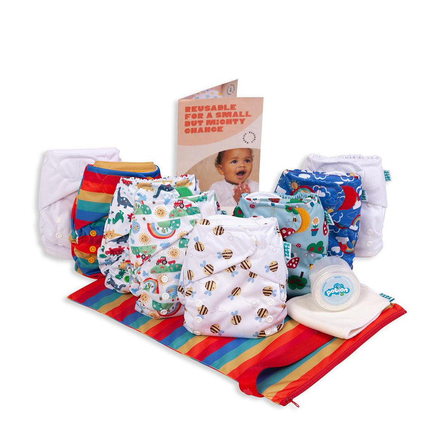 TotsBots Part Time H.E.R.O Nappy Kit - Lights-Nappies-Lights-8-35lbs | Natural Baby Shower