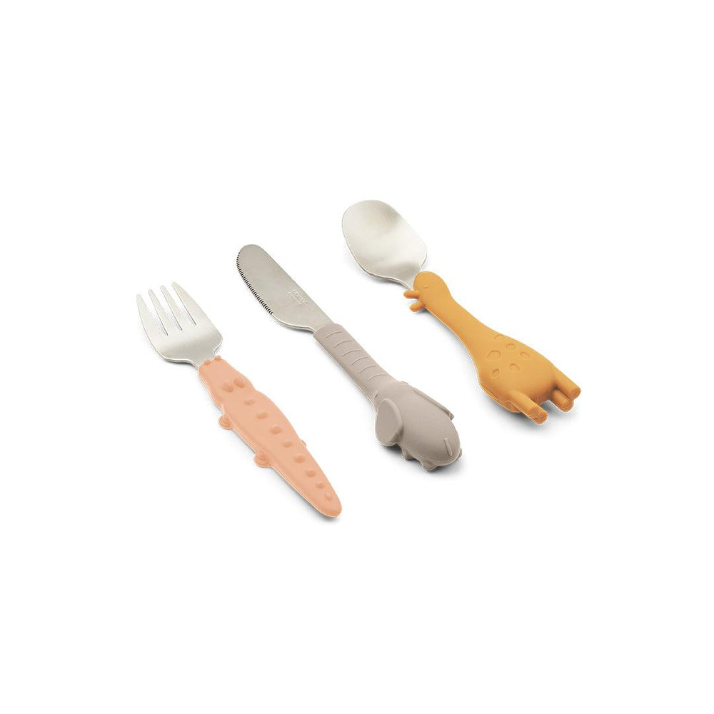 Liewood Tove Cutlery Set - Tuscany Rose Mix-Cutlery-Tuscany Rose Mix- | Natural Baby Shower