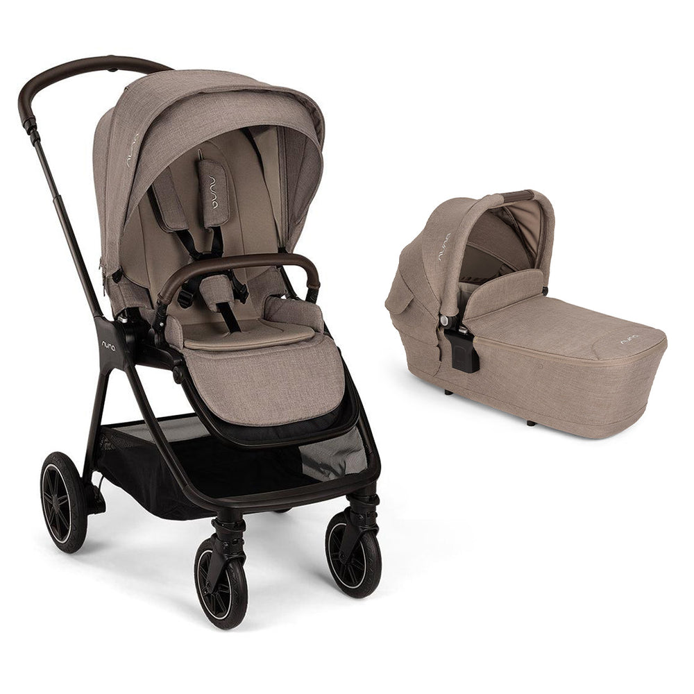 Nuna TRIV NEXT Pushchair - Cedar-Strollers-Cedar-With Carrycot | Natural Baby Shower