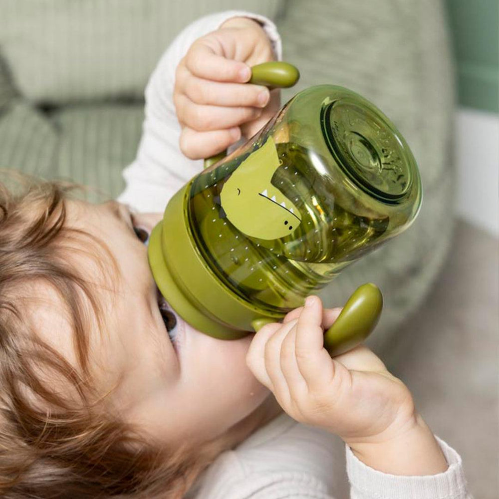 Trixie 360 Cup With Handles - Mr. Dino-Cups-Mr. Dino- | Natural Baby Shower