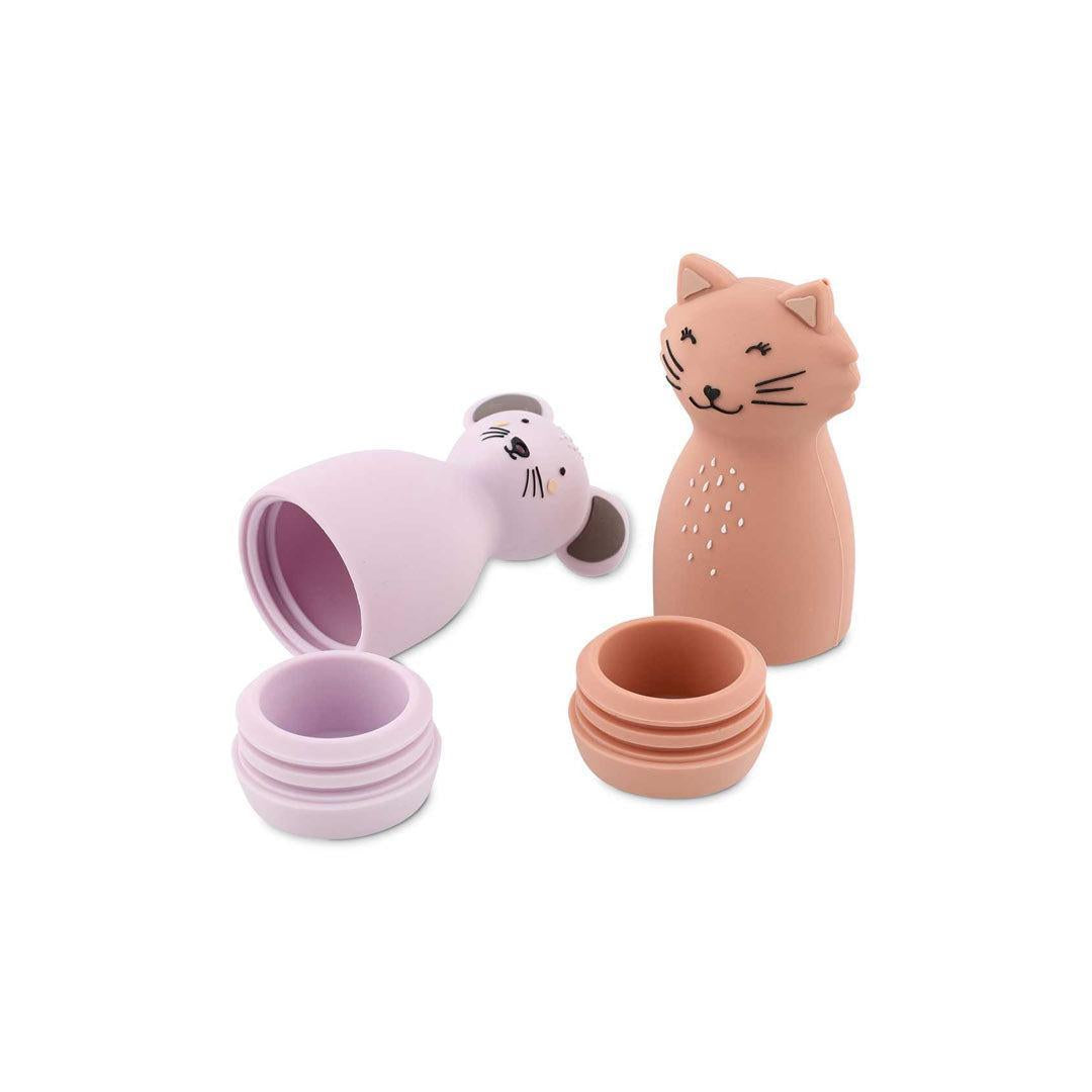 Trixie Bath Toy Squeezy Animals - Mrs. Cat & Mrs. Mouse-Bath Toys-Mrs. Cat & Mrs. Mouse- | Natural Baby Shower