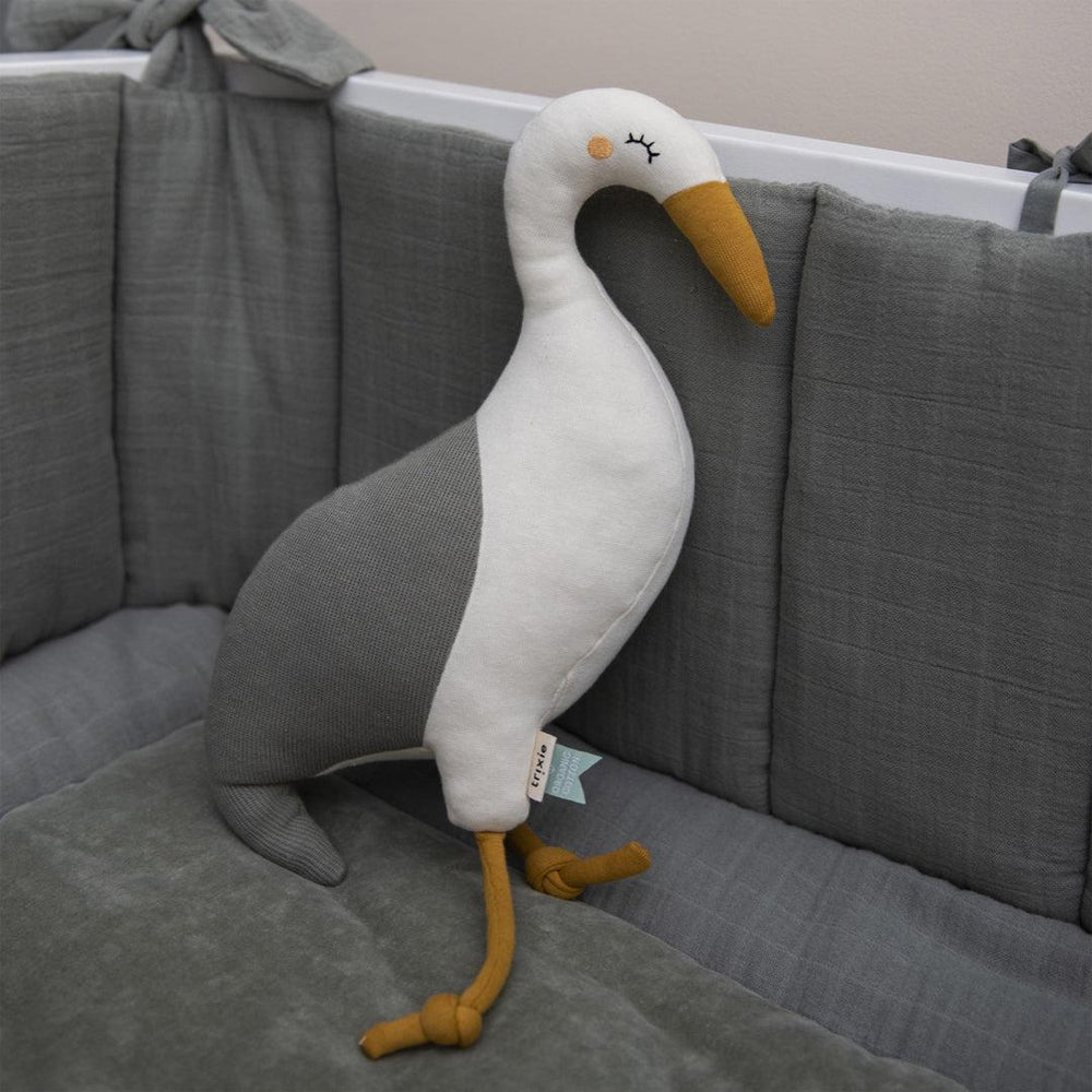 Trixie Cuddle Toy - Heron-Soft Toys-Heron- | Natural Baby Shower