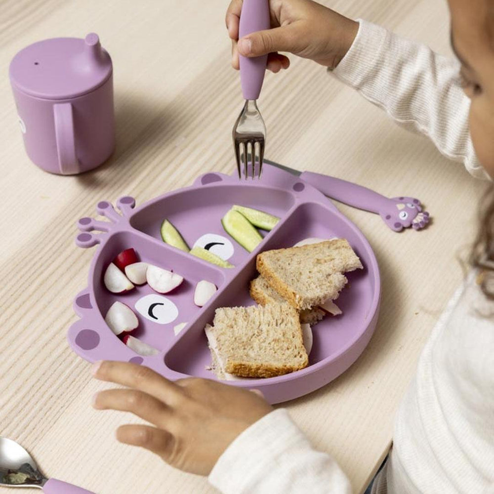 Trixie Silicone Cutlery Set 3-Pack - Mrs. Peacock-Cutlery-Mrs. Peacock- | Natural Baby Shower