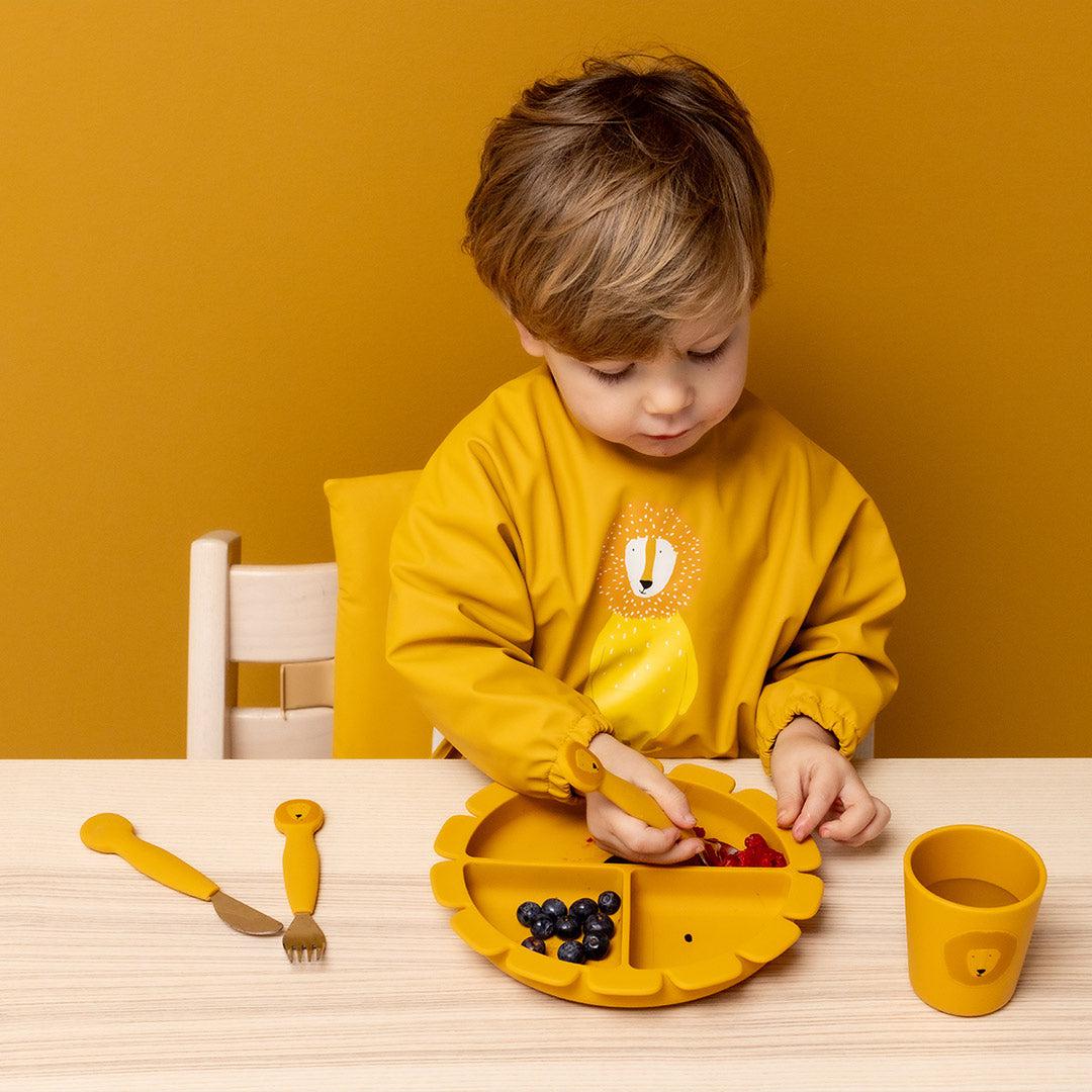 Trixie Silicone Divided Suction Plate - Mr Lion-Plates-Mr Lion- | Natural Baby Shower