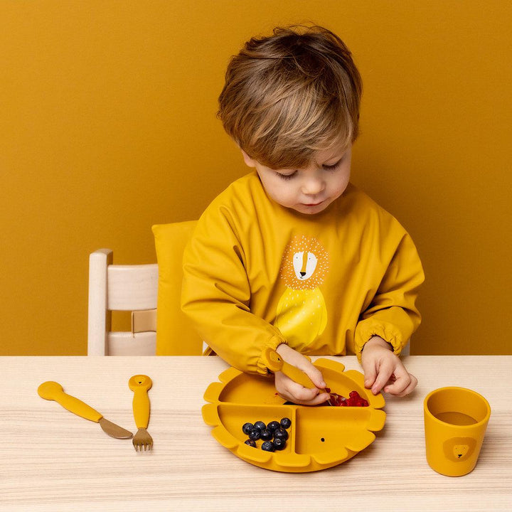 Trixie Silicone Divided Suction Plate - Mr Lion-Plates-Mr Lion- | Natural Baby Shower