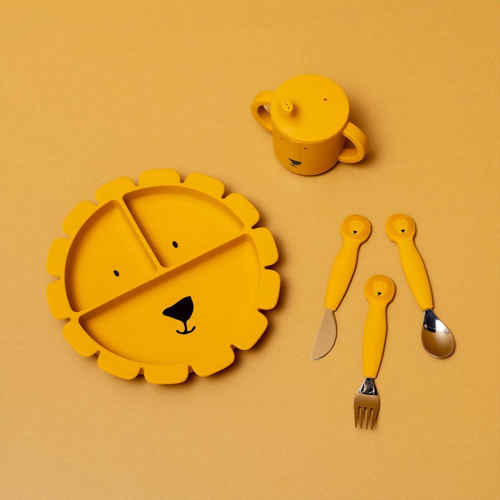 Trixie Silicone Divided Suction Plate - Mr Lion-Plates-Mr Lion- | Natural Baby Shower