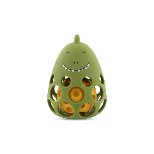 Trixie Silicone Sensory Rattle - Mr. Dino-Rattles-Mr. Dino-One Size | Natural Baby Shower