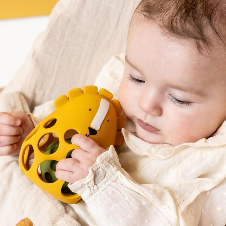 Trixie Silicone Sensory Rattle - Mr. Lion-Rattles-Mr. Lion-One Size | Natural Baby Shower