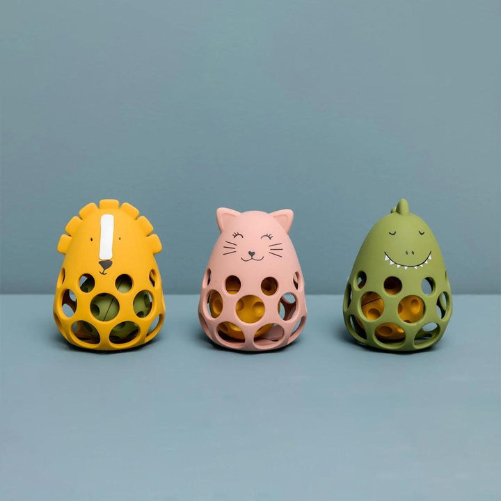 Trixie Silicone Sensory Rattle - Mrs. Cat-Rattles-Mrs. Cat-One Size | Natural Baby Shower