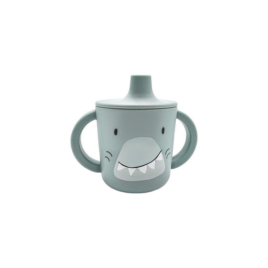 Trixie Silicone Sippy Cup - Mr. Shark-Sippy Cups-Mr. Shark- | Natural Baby Shower