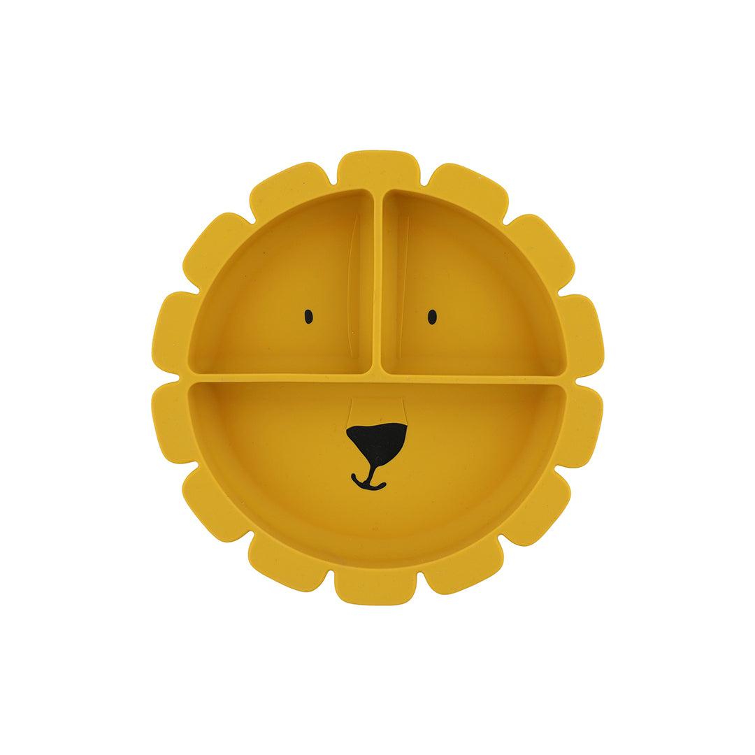 Trixie Silicone Divided Suction Plate - Mr Lion-Plates-Mr Lion- | Natural Baby Shower