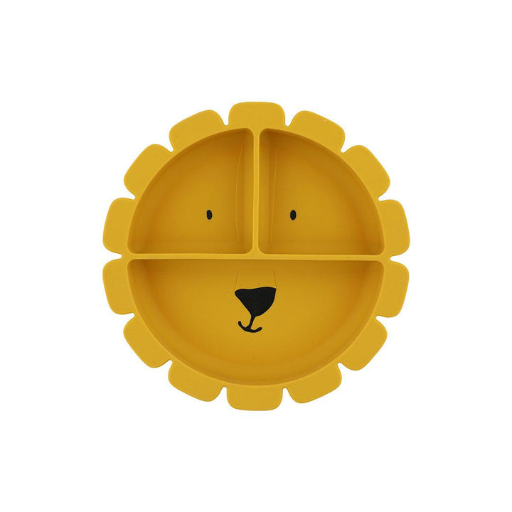 Trixie Silicone Divided Suction Plate - Mr Lion-Plates-Mr Lion- | Natural Baby Shower