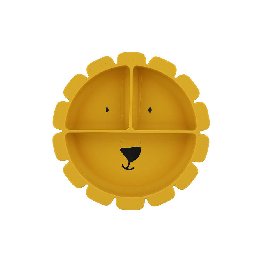 Trixie Silicone Divided Suction Plate - Mr Lion-Plates-Mr Lion- | Natural Baby Shower