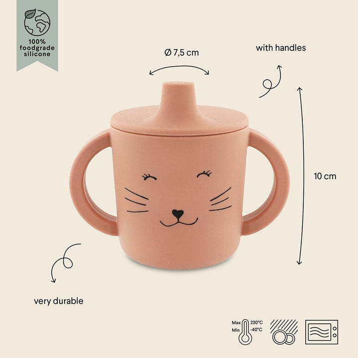 Trixie Silicone Sippy Cup - Mrs Cat-Sippy Cups-Mrs Cat- | Natural Baby Shower