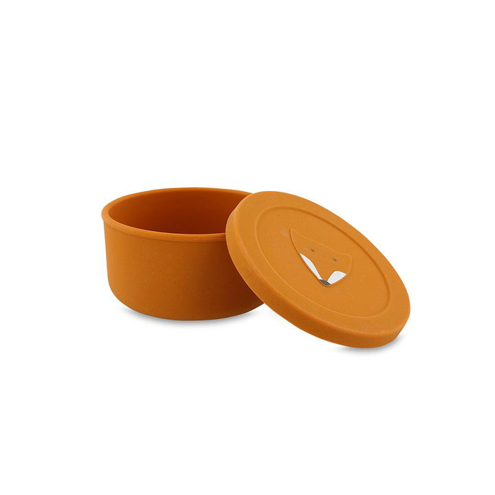 Trixie Silicone Snack Pot + Lid - Mr Fox-Snack Boxes-Mr Fox- | Natural Baby Shower