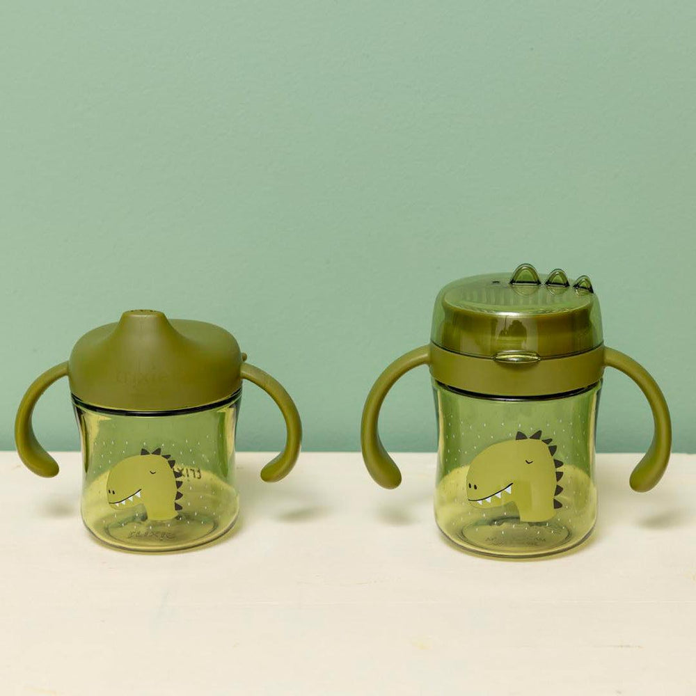 Trixie Sippy Cup with Handles - Mr. Dino-Sippy Cups-Mr. Dino- | Natural Baby Shower