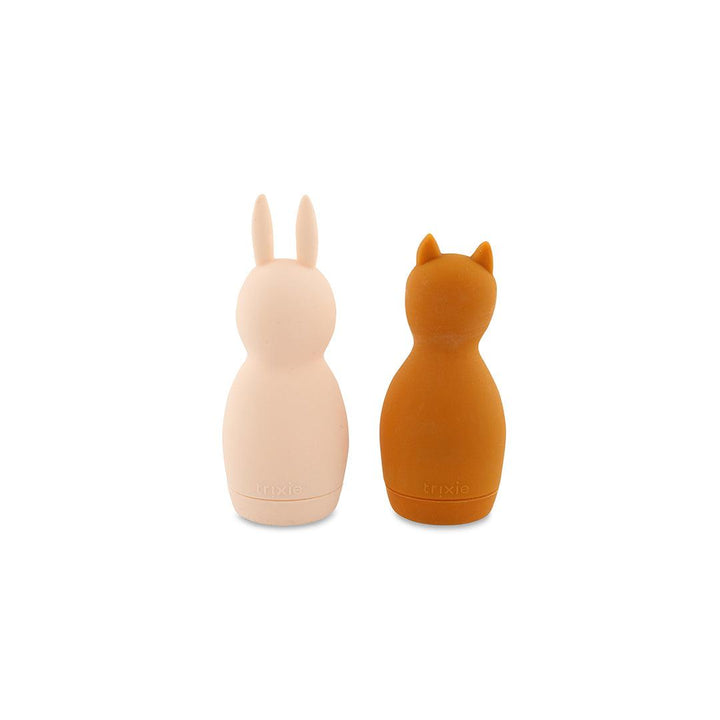 Trixie Squeezy Animals Bath Toy - Mrs. Rabbit & Mr Fox-Bath Toys-Mrs. Rabbit & Mr Fox- | Natural Baby Shower