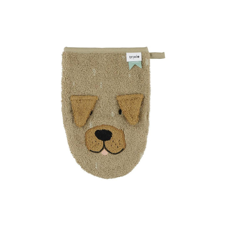 Trixie Washcloths - 2 Pack - Mr Dino + Mr Dog-Washcloths-Mr Dino + Mr Dog- | Natural Baby Shower