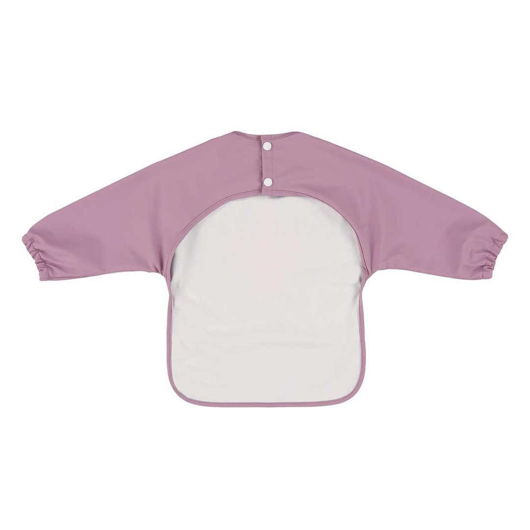 Trixie Waterproof Long Sleeve Bib - Mrs. Peacock-Bibs-Mrs. Peacock- | Natural Baby Shower