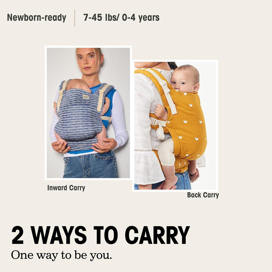 Tula Cotton Original Baby Carrier - Shadow Petals-Baby Carriers-Shadow Petals-One Size | Natural Baby Shower