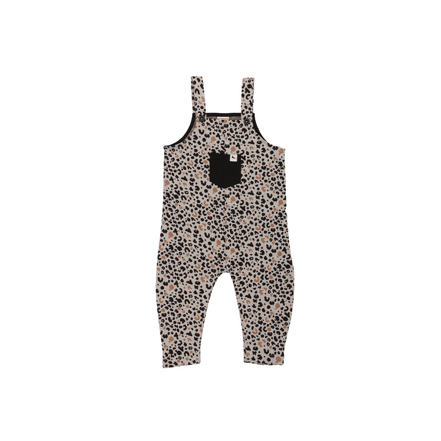 Turtledove London Animal Jacquard Easy Fit Dungarees - Multi-Dungarees-Multi-0-6m | Natural Baby Shower