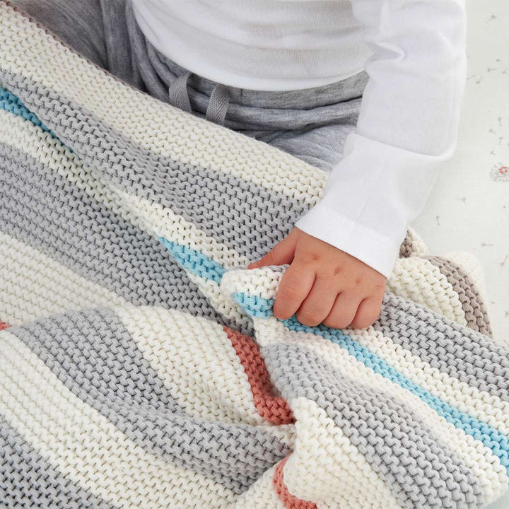 Tutti Bambini Chunky Knitted Baby Blanket - Cocoon-Blankets-Cocoon- | Natural Baby Shower