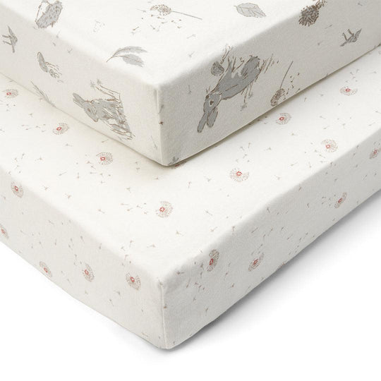 Tutti Bambini Cot Bed Fitted Sheets - 2 Pack - Cocoon-Sheets-Cocoon- | Natural Baby Shower